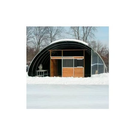 Clearspan Freestanding Poly Building 20'W x 12'H x 36'L Tan PB00582R4T